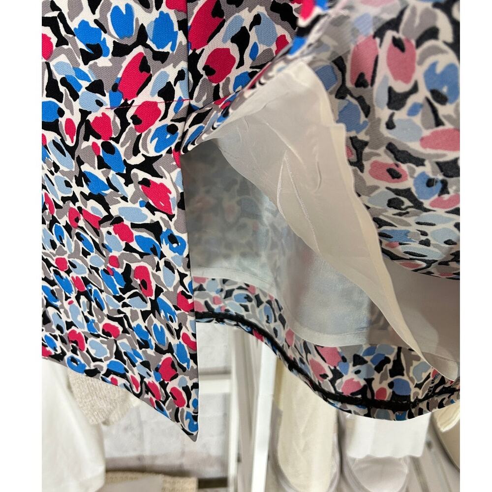 Nine West Womens Sz 14W Multicolor Floral Knee Length Straight Pencil Skirt#0277 - Picture 8 of 12